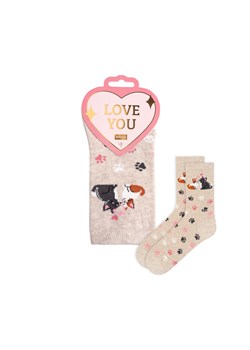 Skarpetki Love You ze sklepu Sklep SOXO w kategorii Skarpetki damskie - zdjęcie 186332430