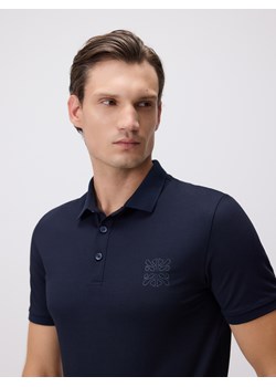Reserved - Koszulka polo regular fit - granatowy ze sklepu Reserved w kategorii T-shirty męskie - zdjęcie 186333083