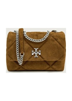 TORY BURCH Torebka na ramię Kira Diamond | zamsz ze sklepu Gomez Fashion Store w kategorii Torebki damskie - zdjęcie 186333722