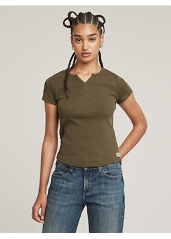 G-Star Koszulka w kolorze khaki ze sklepu Limango Polska w kategorii Bluzki damskie - zdjęcie 186335330
