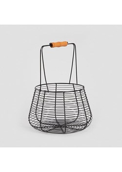 Homla Kosz "Ravon" w kolorze czarnym do przechowywania - wys. 35 x Ø 24 cm - id: 17646640 - marki Homla - 186335510 Homla Kosz "Ravon" w kolorze czarnym do przechowywania - wys. 35 x Ø 24 cm ze sklepu Limango Polska w kategorii Akcesoria i przechowywanie - zdjęcie 186335510
