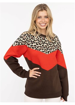 Zwillingsherz Bluza &quot;Konny&quot; w kolorze brązowo-pomarańczowym ze sklepu Limango Polska w kategorii Bluzy damskie - zdjęcie 186335630