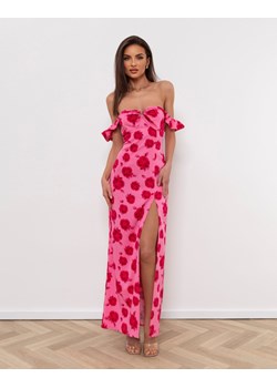 FORSETI Sukienka Lea Maxi W Róże S09054 S09054, Rozmiar: S ze sklepu forseti.net.pl w kategorii Sukienki - zdjęcie 186336070