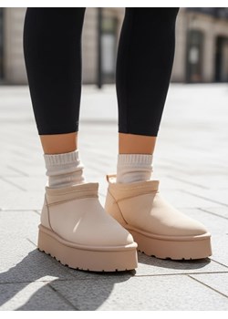 Royalfashion Krótkie buty a'la śniegowce damskie Ozozi ze sklepu royalfashion.pl w kategorii Śniegowce damskie - zdjęcie 186337141