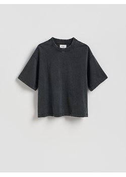 Reserved - T-shirt boxy z efektem sprania - czarny - id: 459EX-99X - marki Reserved - 186337552 Reserved - T-shirt boxy z efektem sprania - czarny ze sklepu Reserved w kategorii T-shirty męskie - zdjęcie 186337552