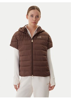 EA7 Emporio Armani Bezrękawnik 7W000477 AF12476 U6063 Brązowy Regular Fit ze sklepu MODIVO w kategorii Kamizelki damskie - zdjęcie 186338694