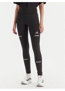 adidas Legginsy Running Climawarm JP3846 Czarny Slim Fit ze sklepu MODIVO w kategorii Spodnie damskie - zdjęcie 186338762