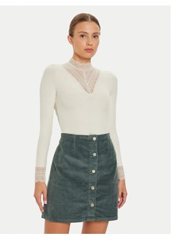 ONLY Bluzka Tilde 15207788 Beżowy Stretch Fit ze sklepu MODIVO w kategorii Bluzki damskie - zdjęcie 186338774