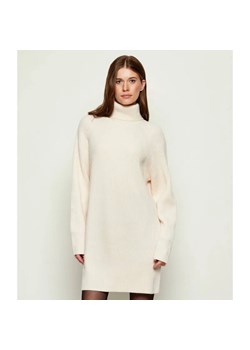 BOSS BLACK Wełniana sukienka Foclore | z dodatkiem kaszmiru ze sklepu Gomez Fashion Store w kategorii Sukienki - zdjęcie 186340514