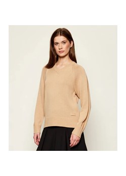 Armani Exchange Sweter | Regular Fit | z dodatkiem wełny ze sklepu Gomez Fashion Store w kategorii Swetry damskie - zdjęcie 186340523