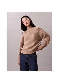 Calvin Klein Jeans Wełniany półgolf | Relaxed fit ze sklepu Gomez Fashion Store w kategorii Swetry damskie - zdjęcie 186340533