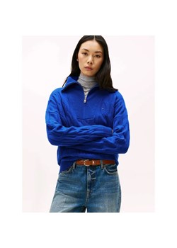 Tommy Hilfiger Wełniany sweter | Relaxed fit ze sklepu Gomez Fashion Store w kategorii Swetry damskie - zdjęcie 186340561