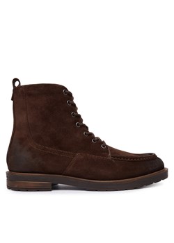 Trzewiki Tommy Hilfiger Cleated W Moc FM0FM05599 Brązowy ze sklepu eobuwie.pl w kategorii Buty zimowe męskie - zdjęcie 186341690