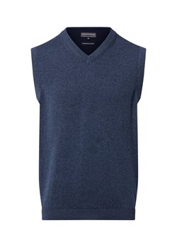 Finshley & Harding Sweter z zawartością kaszmiru Mężczyźni Bawełna indygo marmurkowy ze sklepu vangraaf w kategorii Kamizelki męskie - zdjęcie 186343380