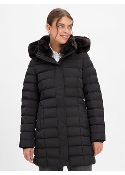 Wellensteyn Damski płaszcz pikowany Kobiety Sztuczne włókno czarny jednolity ze sklepu vangraaf w kategorii Płaszcze damskie - zdjęcie 186343382