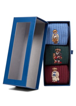 Polo Ralph Lauren Skarpety w 3-paku Mężczyźni bordowy jednolity - id: 792656-0001-00000 - marki Polo Ralph Lauren - 186343421 Polo Ralph Lauren Skarpety w 3-paku Mężczyźni bordowy jednolity ze sklepu vangraaf w kategorii Skarpetki męskie - zdjęcie 186343421