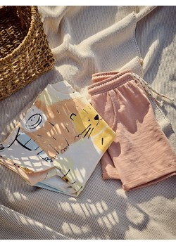 Reserved - Bawełniany komplet - złamana biel ze sklepu Reserved w kategorii Komplety chłopięce - zdjęcie 186343481