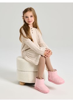 Sinsay - Śniegowce z wełnianą wyściółką - różowy - id: 160FA-30X - marki Sinsay - 186344203 Sinsay - Śniegowce z wełnianą wyściółką - różowy ze sklepu Sinsay w kategorii Buty zimowe dziecięce - zdjęcie 186344203