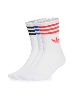 adidas Skarpety długie 3-Stripes JV7404 Kolorowy ze sklepu MODIVO w kategorii Skarpetki damskie - zdjęcie 186344961