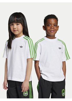 adidas T-Shirt Minecraft JW5329 Biały Loose Fit ze sklepu MODIVO w kategorii T-shirty chłopięce - zdjęcie 186345113
