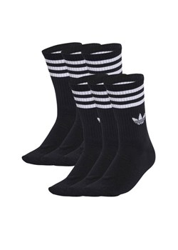 adidas Skarpety długie 3-Stripes JV7411 Czarny ze sklepu MODIVO w kategorii Skarpetki damskie - zdjęcie 186345143
