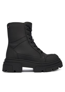 Tommy Hilfiger Trzewiki Tommytech Water Repellent Laceup FW0FW09161 Czarny ze sklepu MODIVO w kategorii Botki - zdjęcie 186345362
