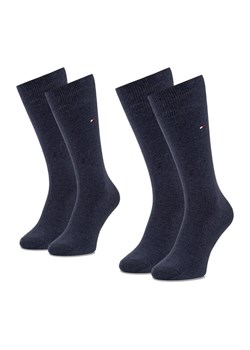 Tommy Hilfiger Skarpety długie 371111 Granatowy ze sklepu MODIVO w kategorii Skarpetki męskie - zdjęcie 186345493