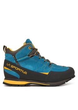 La Sportiva Trekkingi Boulder X Mid GTX ZFAS054B00Y00 Niebieski ze sklepu MODIVO w kategorii Buty trekkingowe męskie - zdjęcie 186345622