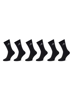 adidas Skarpety długie Cushioned Sportswear Crew Socks 6 Pairs IC1316 Czarny ze sklepu MODIVO w kategorii Skarpetki damskie - zdjęcie 186345750