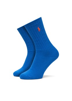 Polo Ralph Lauren Skarpety długie 455846847005 Niebieski ze sklepu MODIVO w kategorii Skarpetki męskie - zdjęcie 186345802