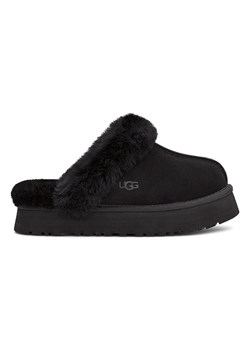UGG Kapcie &quot;Disquette&quot; w kolorze czarnym ze skóry jagnięcej ze sklepu Limango Polska w kategorii Kapcie damskie - zdjęcie 186349080