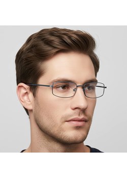 Oprawki korekcyjne zerówki okulary metalowe 799 granatowe ze sklepu Stylion w kategorii Oprawki do okularów damskie - zdjęcie 186349701