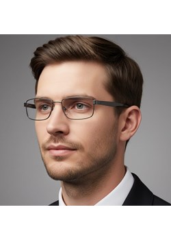 Oprawki korekcyjne zerówki okulary metalowe 885 czarne ze sklepu Stylion w kategorii Oprawki do okularów damskie - zdjęcie 186349703
