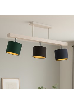 Drewniana lampa sufitowa do kuchni HOLLYWOOD GOLD ze sklepu Lysne w kategorii Lampy wiszące - zdjęcie 186350244