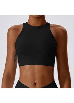Damski top sportowy bez rękawów - Czarny S - id: 9472925794633 - marki Intimica - 186354472 Damski top sportowy bez rękawów - Czarny S ze sklepu Intimica.pl w kategorii Biustonosze - zdjęcie 186354472