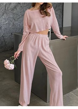 Komplet damski w styl oversize - Różowy S ze sklepu Intimica.pl w kategorii Piżamy damskie - zdjęcie 186360011