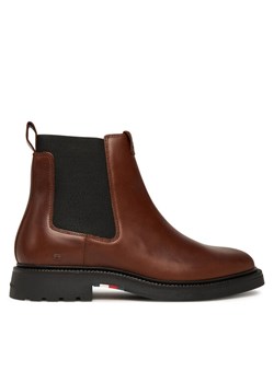 Sztyblety Tommy Hilfiger Comfort Lwt FM0FM05591 Brązowy ze sklepu eobuwie.pl w kategorii Buty zimowe męskie - zdjęcie 186371663