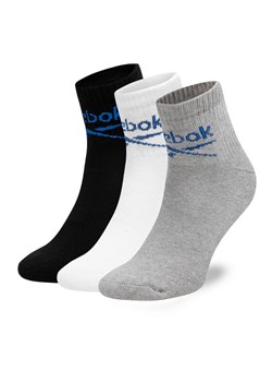 Skarpety długie Reebok R0255-SS24 (3-pack) Kolorowy ze sklepu eobuwie.pl w kategorii Skarpetki męskie - zdjęcie 186371724
