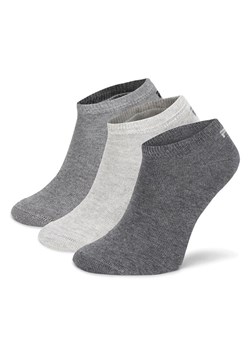 Skarpety krótkie Fila F9100-AW24 (3-pack) Szary ze sklepu eobuwie.pl w kategorii Skarpetki męskie - zdjęcie 186371764