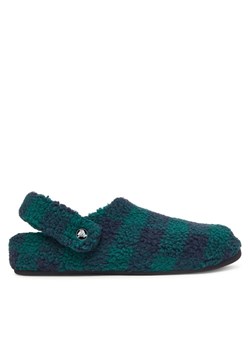 Kapcie Crocs Classic Buffalo Check Cozzzy 210755 Zielony ze sklepu eobuwie.pl w kategorii Kapcie męskie - zdjęcie 186371841