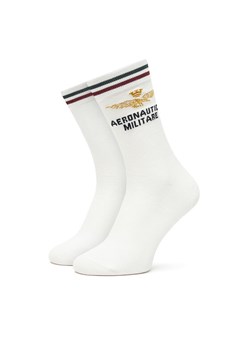 Skarpety długie Aeronautica Militare 252CZ0012UL00499 Biały ze sklepu eobuwie.pl w kategorii Skarpetki męskie - zdjęcie 186371862