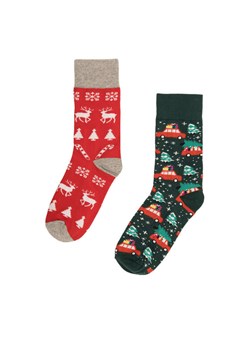 Skarpety długie Lasocki 2MB-004-AW23 (2-pack) Kolorowy ze sklepu eobuwie.pl w kategorii Skarpetki męskie - zdjęcie 186371952
