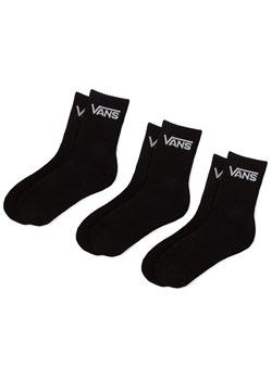 Skarpety długie Vans By Classic Crew VXNQBLK Czarny ze sklepu eobuwie.pl w kategorii Skarpetki damskie - zdjęcie 186372060