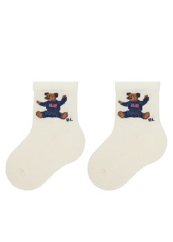 Skarpety długie Polo Ralph Lauren 441P03156001 Écru ze sklepu eobuwie.pl w kategorii Skarpetki dziecięce - zdjęcie 186372270