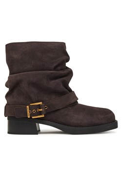 Botki MICHAEL Michael Kors Colby 40F5COFE5S Brązowy ze sklepu eobuwie.pl w kategorii Botki - zdjęcie 186372352