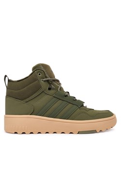 Sneakersy adidas Hoops 4.0 Mid JQ5363 Khaki ze sklepu eobuwie.pl w kategorii Buty sportowe męskie - zdjęcie 186372391