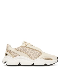 Sneakersy MICHAEL Michael Kors Renny 43F5RNFS1S Beżowy ze sklepu eobuwie.pl w kategorii Buty sportowe damskie - zdjęcie 186372432