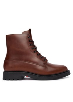 Tommy Hilfiger Kozaki Comfort Lwt FM0FM05593 Brązowy ze sklepu MODIVO w kategorii Buty zimowe męskie - zdjęcie 186375532