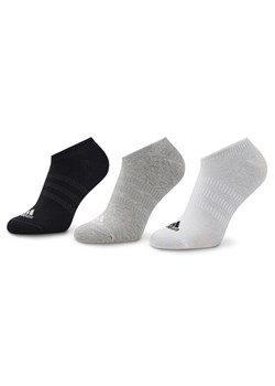adidas Stopki Thin and Light No-Show Socks 3 Pairs IC1328 Szary ze sklepu MODIVO w kategorii Skarpetki męskie - zdjęcie 186375554