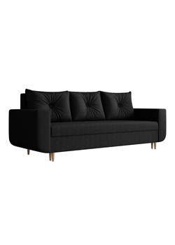 Czarna rozkładana sofa na nóżkach M0-B86 ze sklepu Edinos.pl w kategorii Sofy i kanapy - zdjęcie 186376731